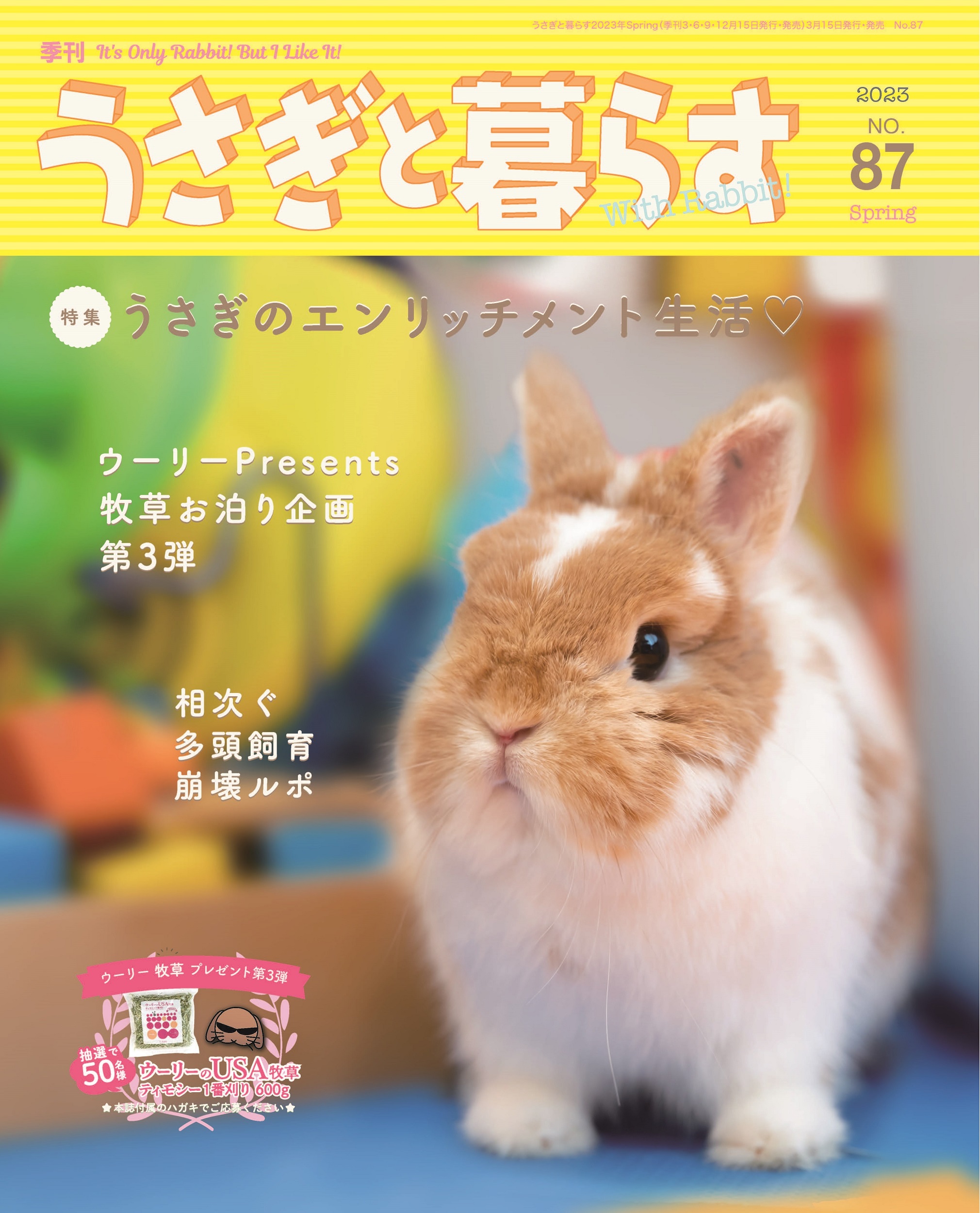 うさぎと暮らす　No.87 (2023年Spring)
